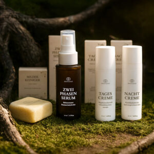 Gesichtspflege-Serie: in vier Kapiteln